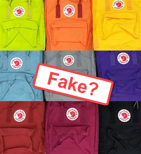 i can't tell if my fjallraven bag is fake|fjällräven kanken review.